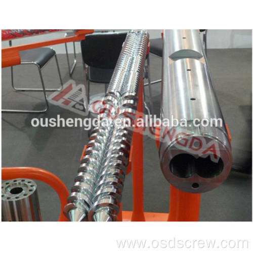 Sumitomo alloy steel parallel twin screw barrel for PVC pipe